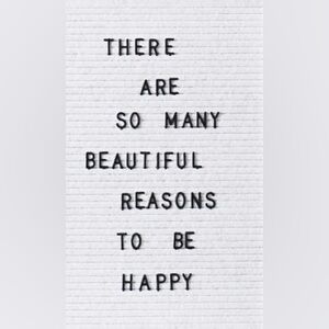 Leisure Arts White Felt Letter Message Board Sign 10x15